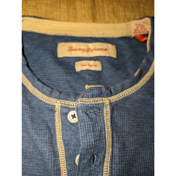 Tommy Bahama Men's Blue Sweater Size XL Pima Cotton - Picture 1 of 5